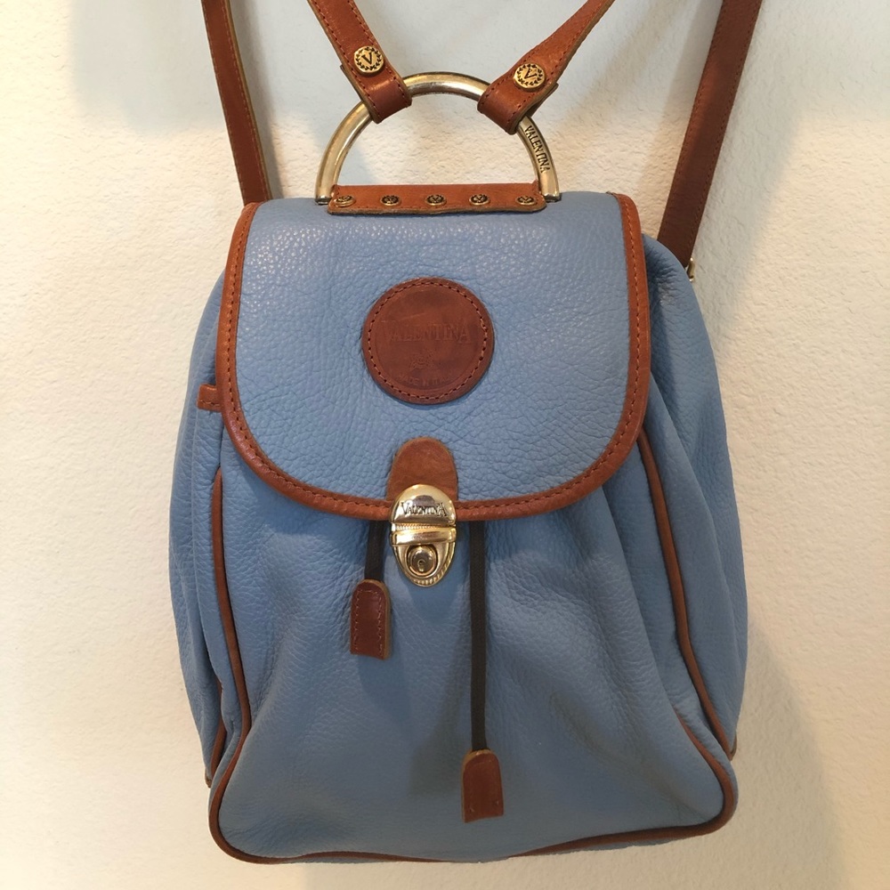 VALENTINA ITALIAN LEATHER HANDBAG